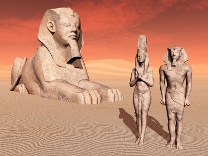 firaun-patung